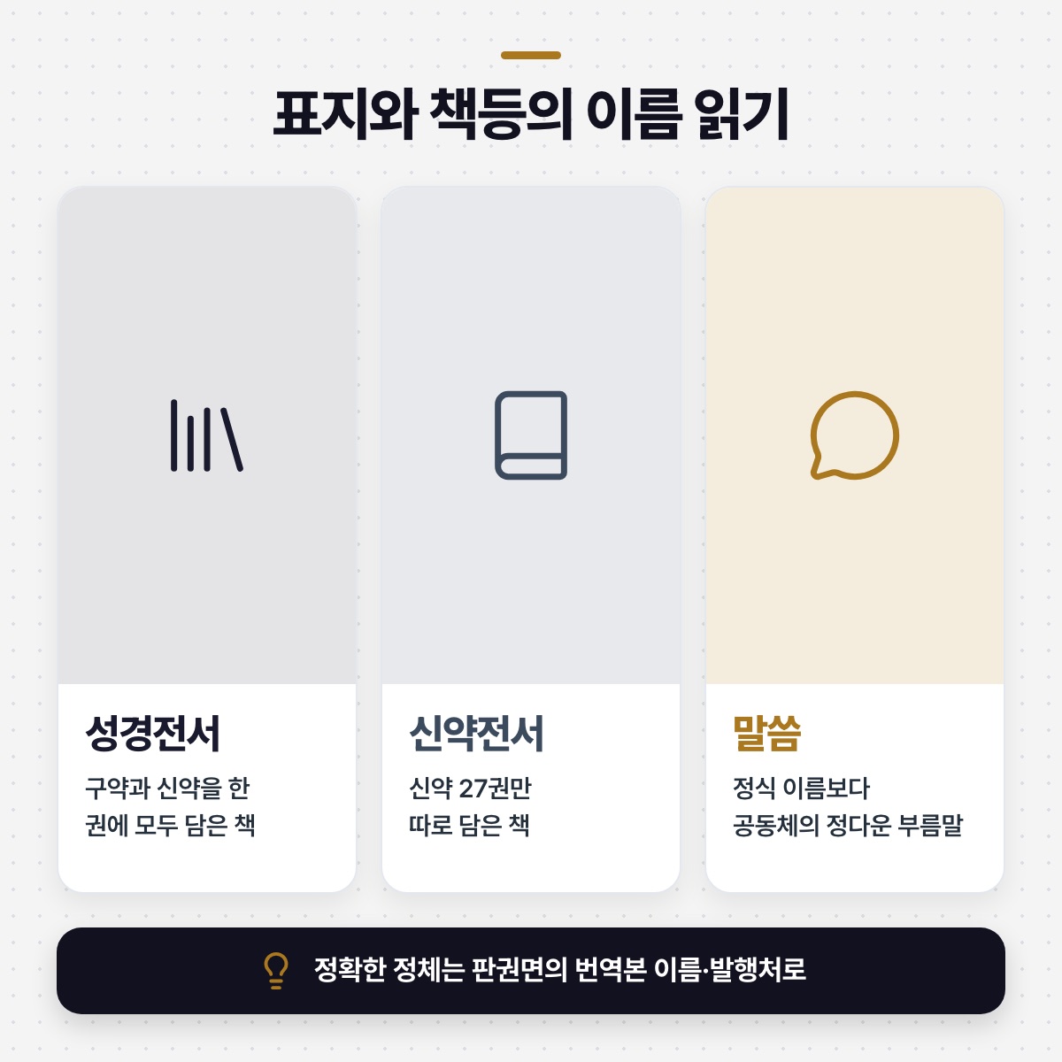 「표지와 책등에서 만나는 이름들, 이렇게 읽으시면 돼요」 대목을 설명하는 그림